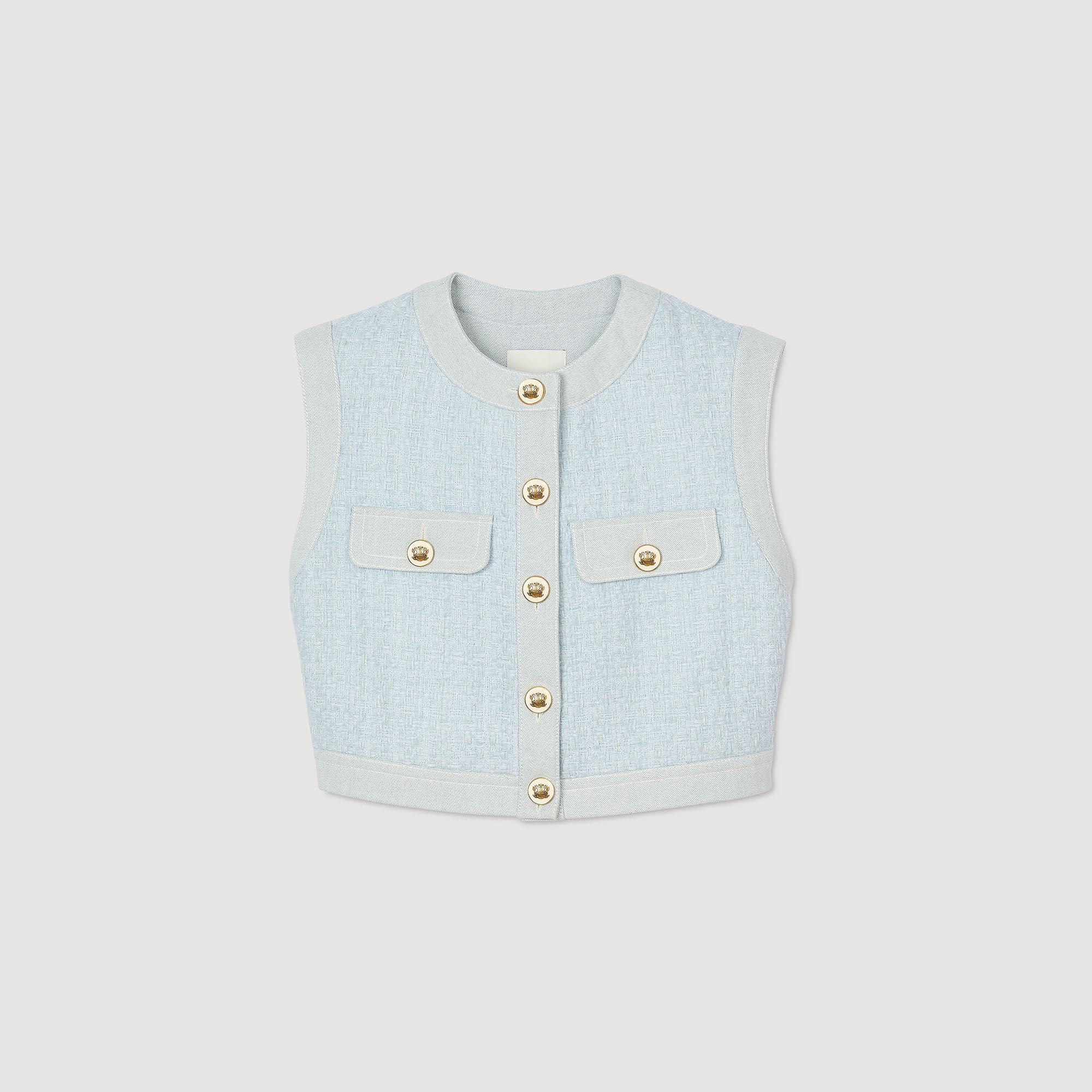 Sandro Women Decorative tweed jacket