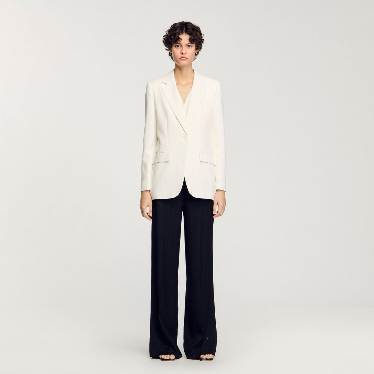 Sandro Women Sequinned suit jacket