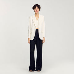 Sandro Women Sequinned suit jacket