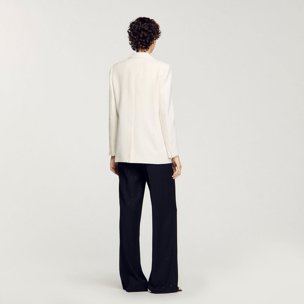 Sandro Women Sequinned suit jacket