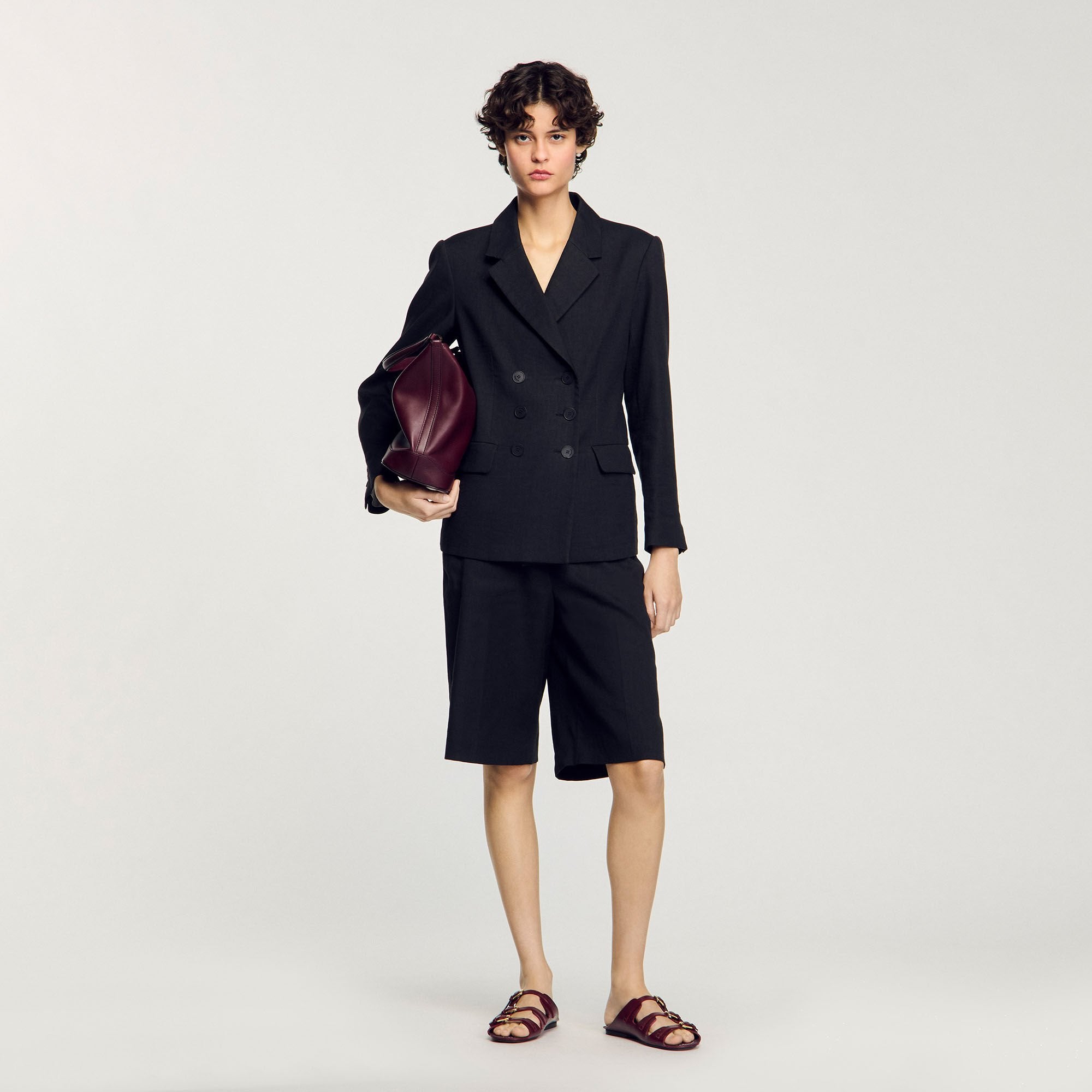 Sandro Women Double-breasted suit jacket