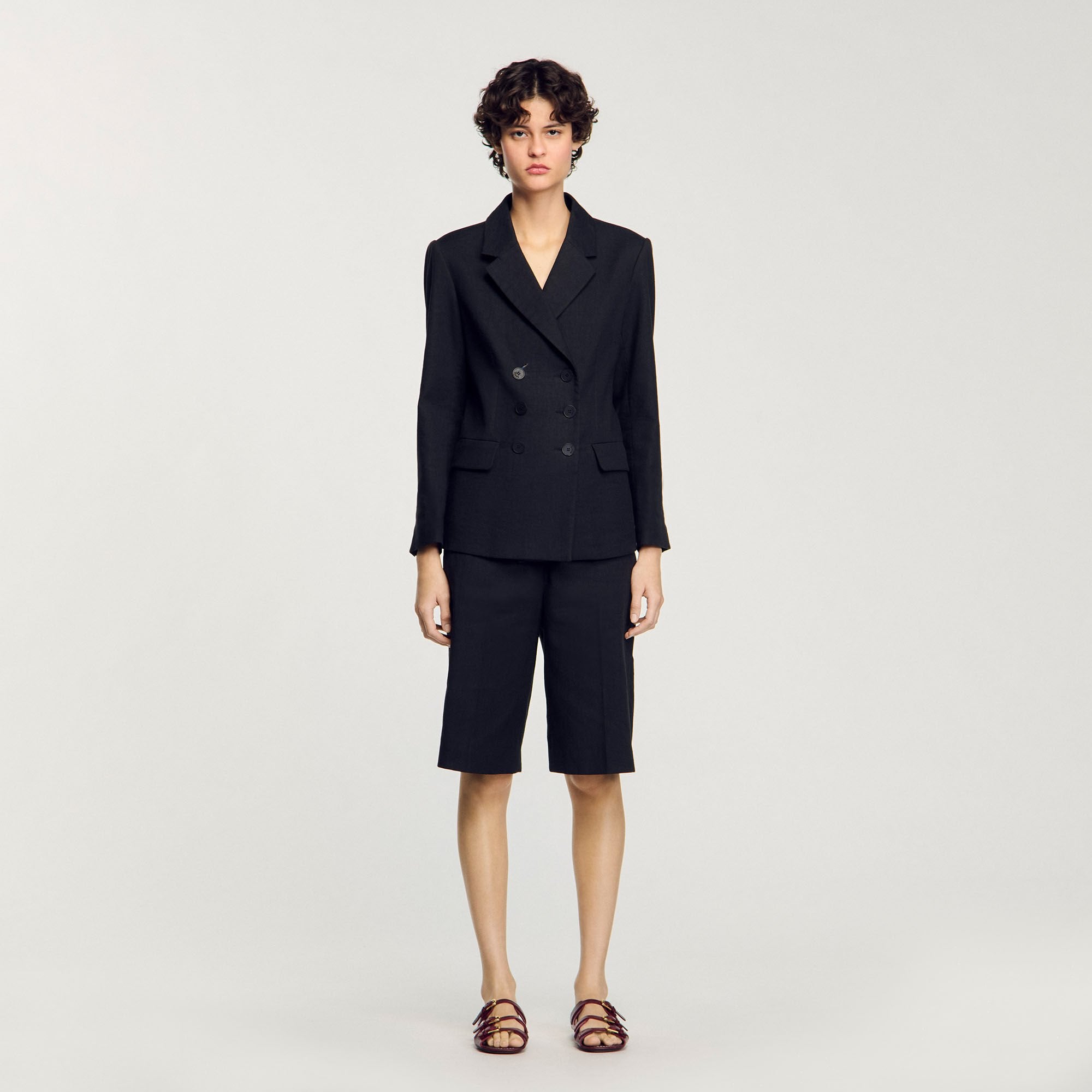 Sandro Women Double-breasted suit jacket