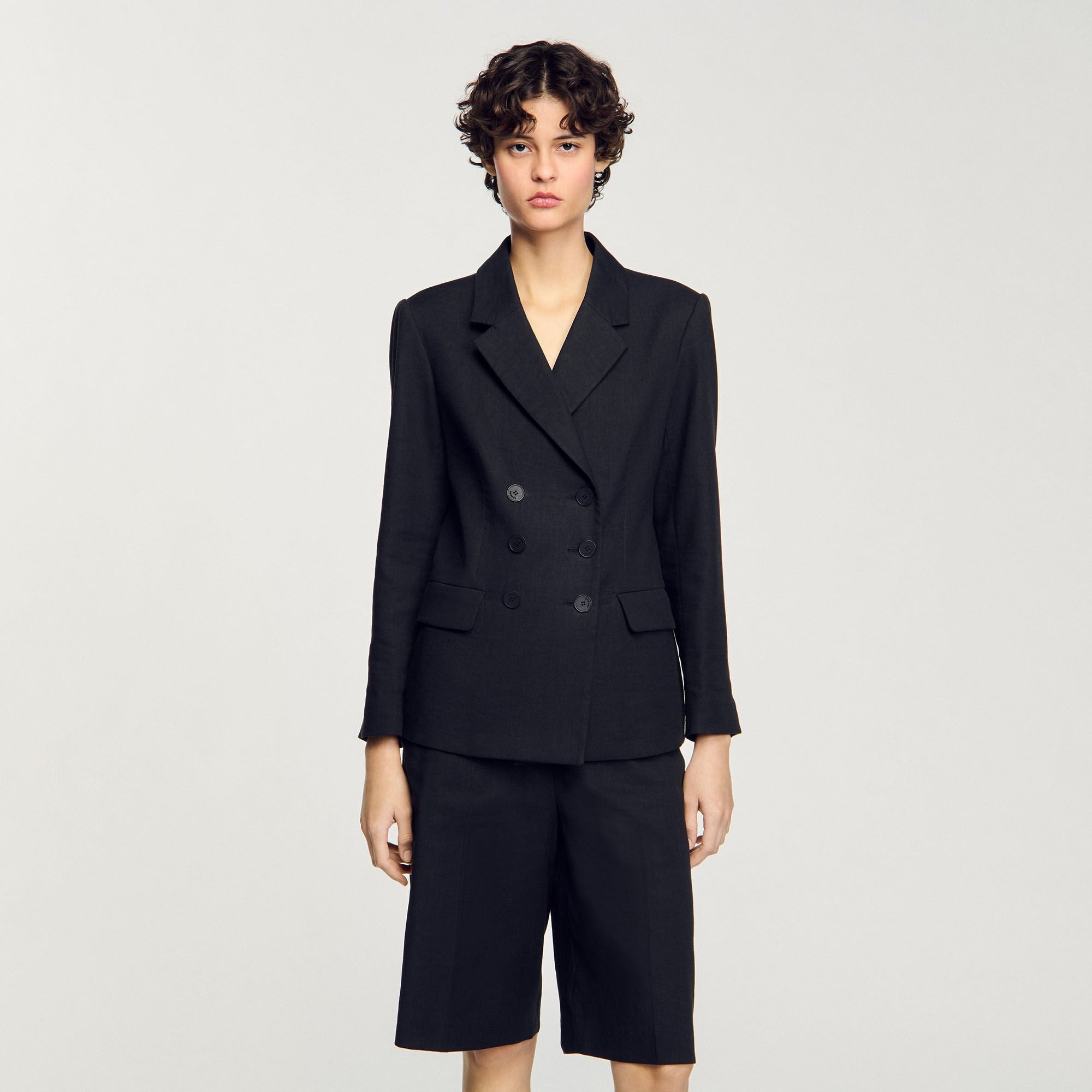 Sandro Women Double-breasted suit jacket