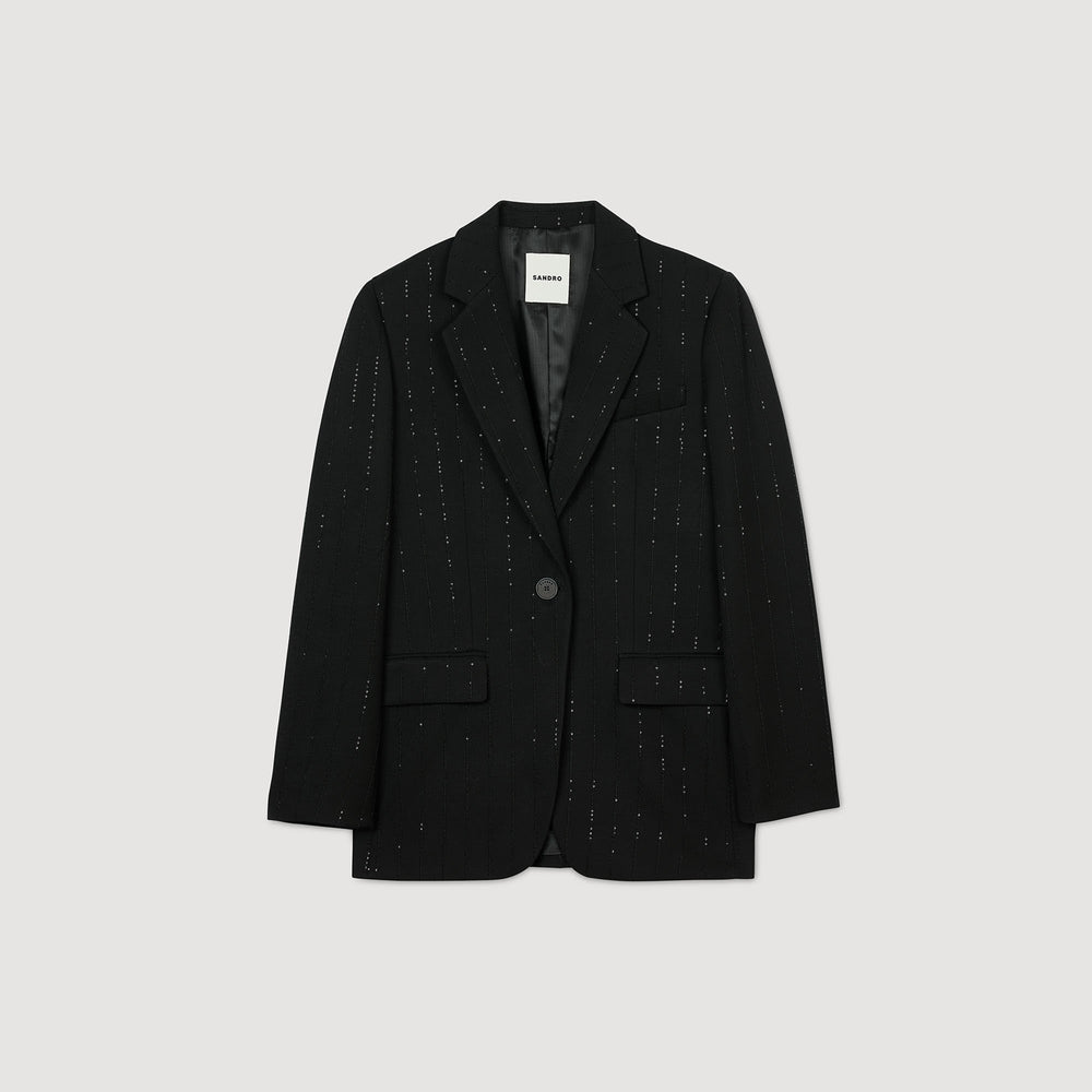 Sandro Women Sequinned suit jacket