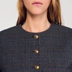 Sandro Women Rhinestone tailored jacket