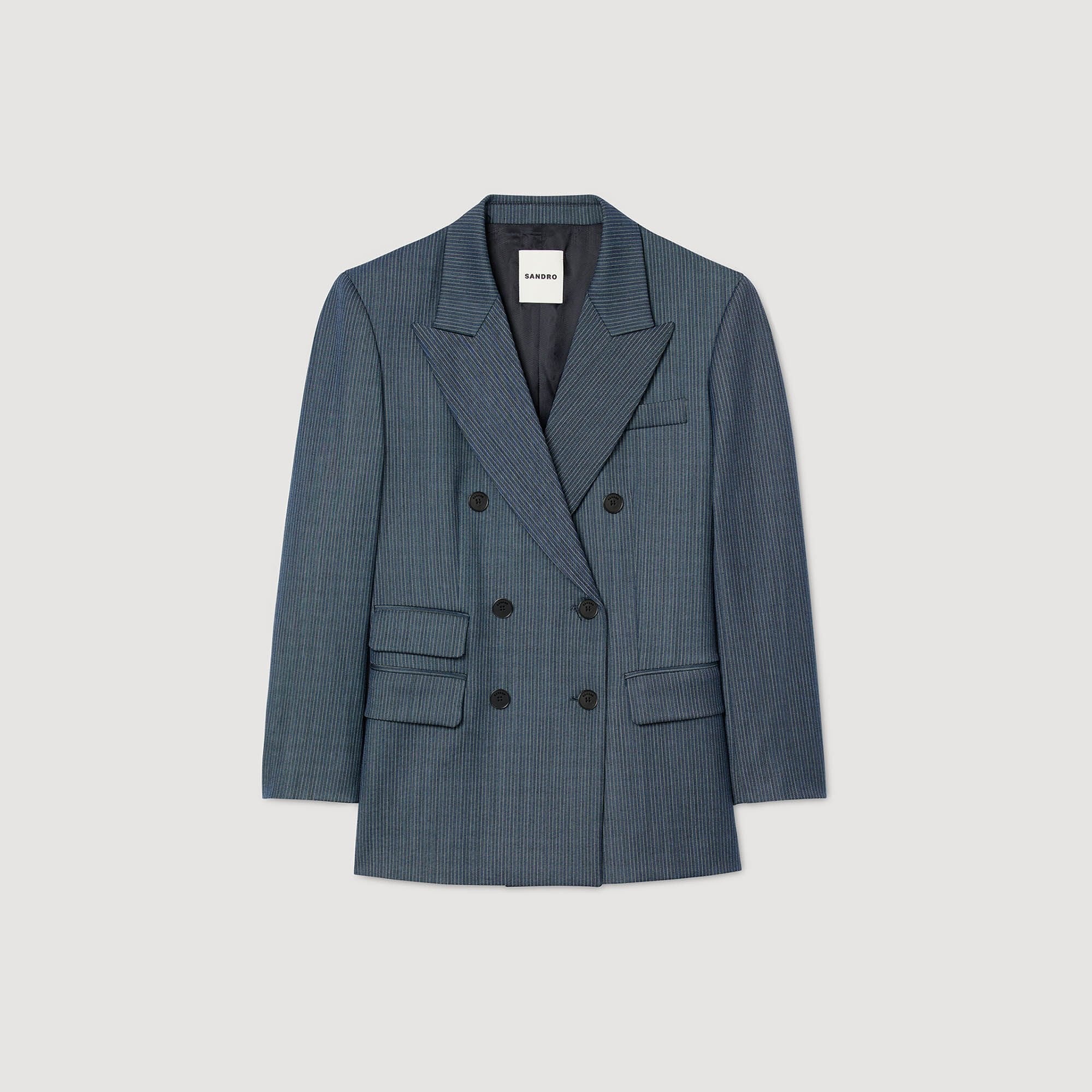 Sandro Women Striped tailored jacket
