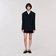 Sandro Women Crossed tailored jacket