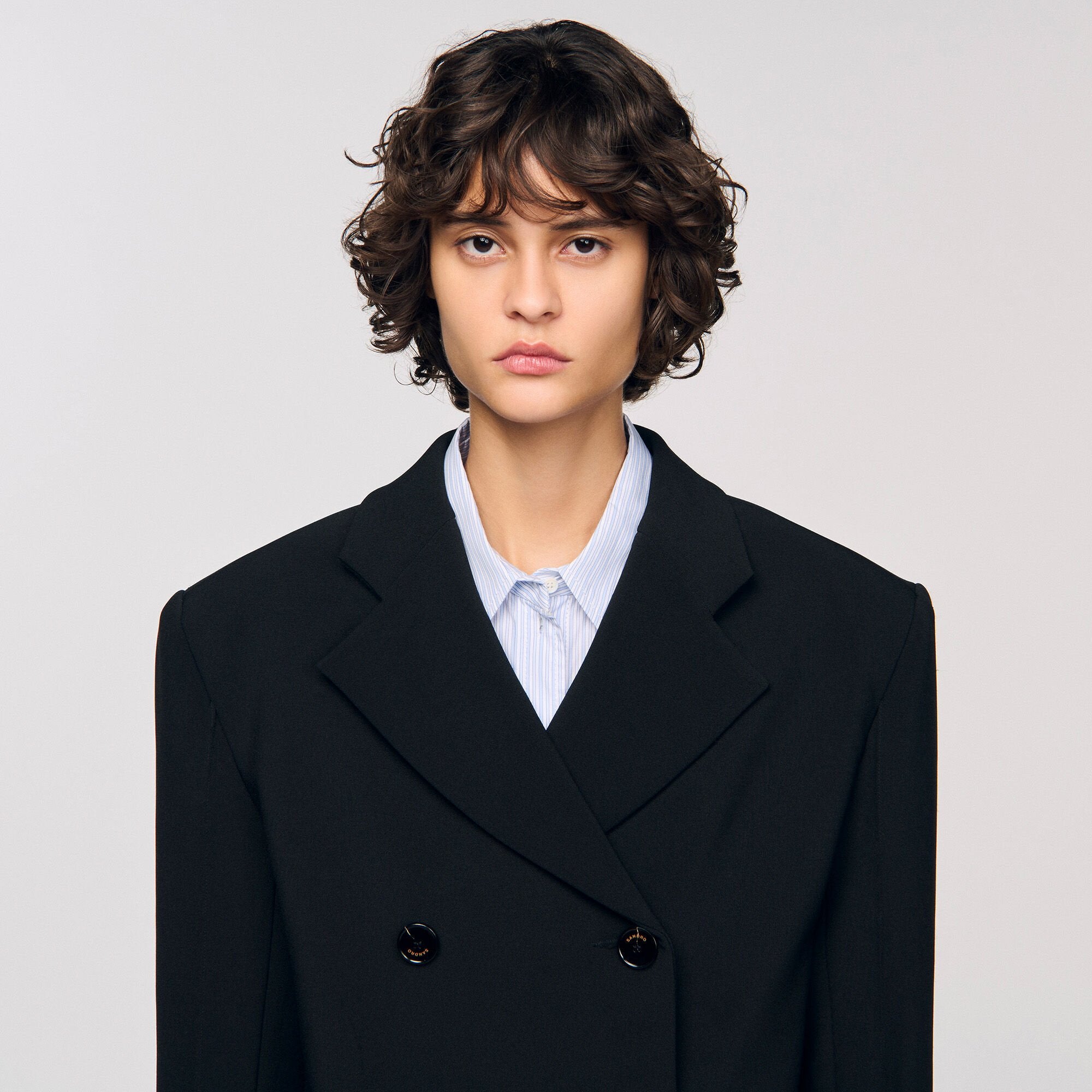 Sandro Women Crossed tailored jacket