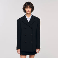 Sandro Women Crossed tailored jacket