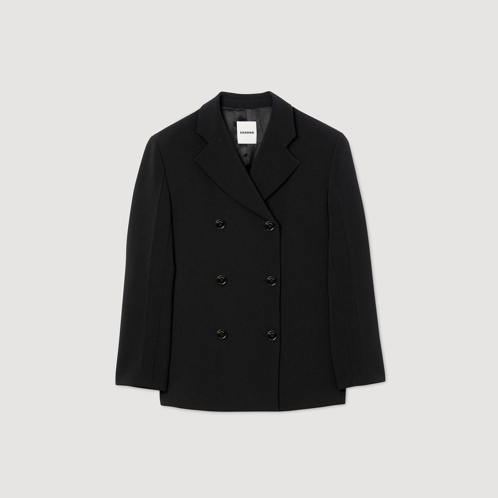 Sandro Women Crossed tailored jacket