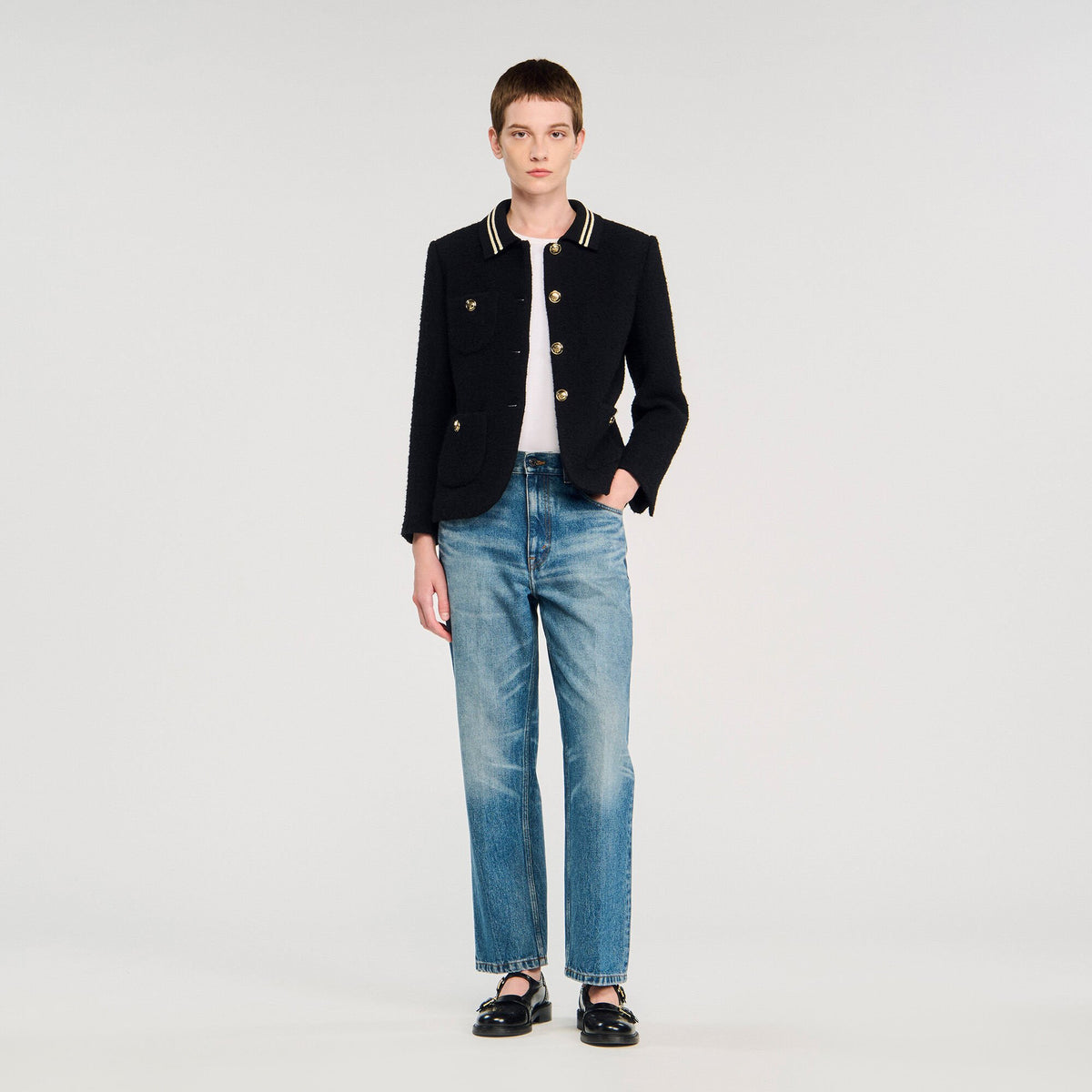 Sandro Women Tweed jacket