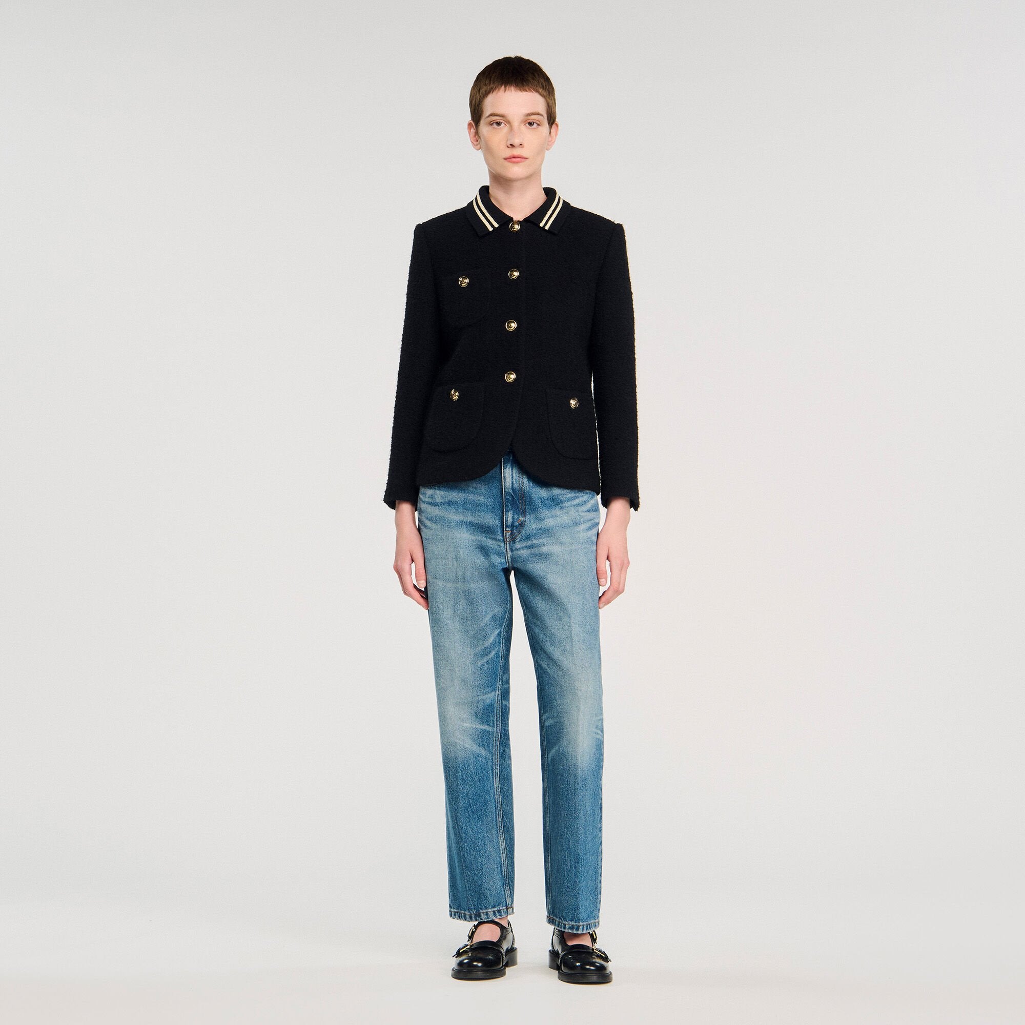 Sandro Women Tweed jacket
