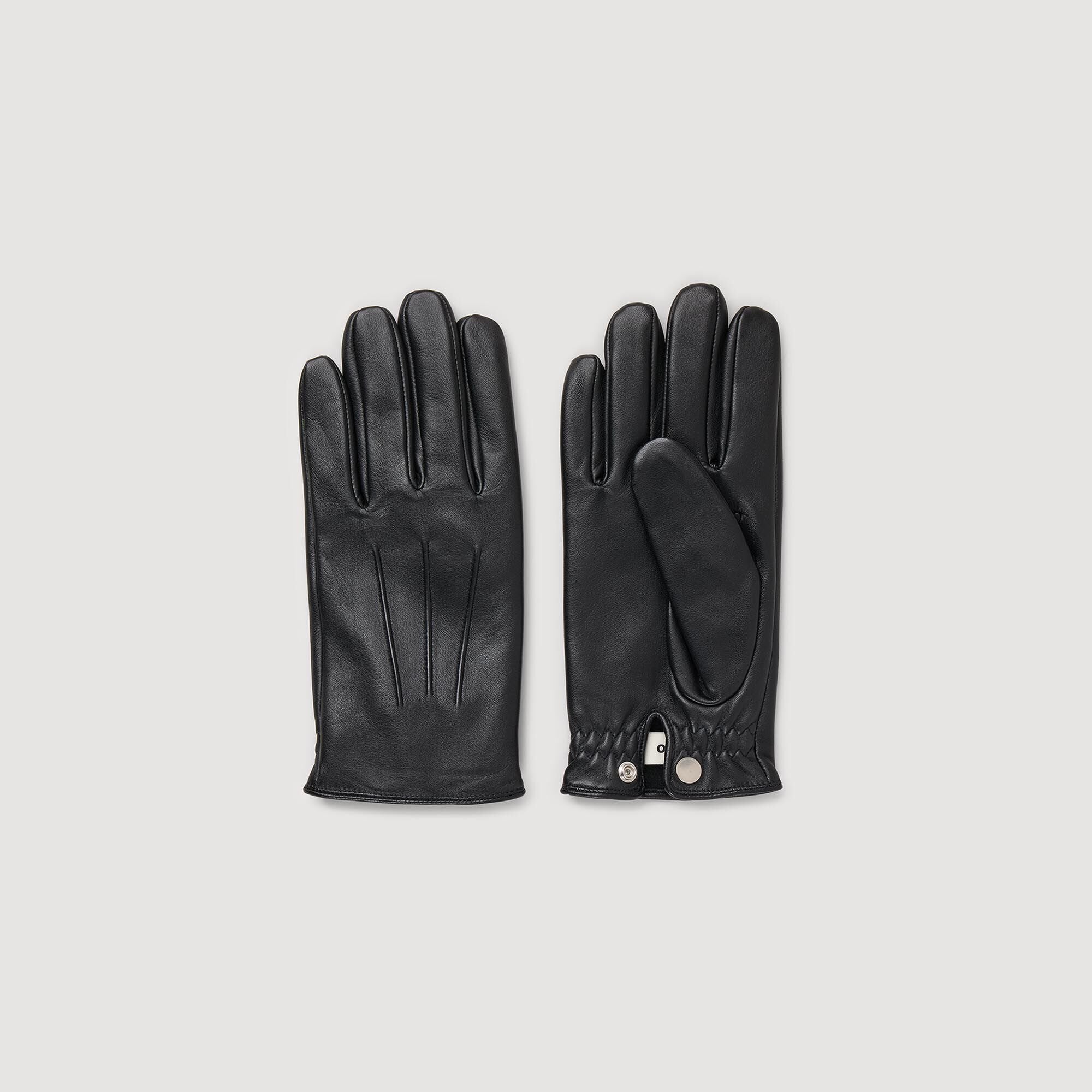 Sandro Men Leather gloves