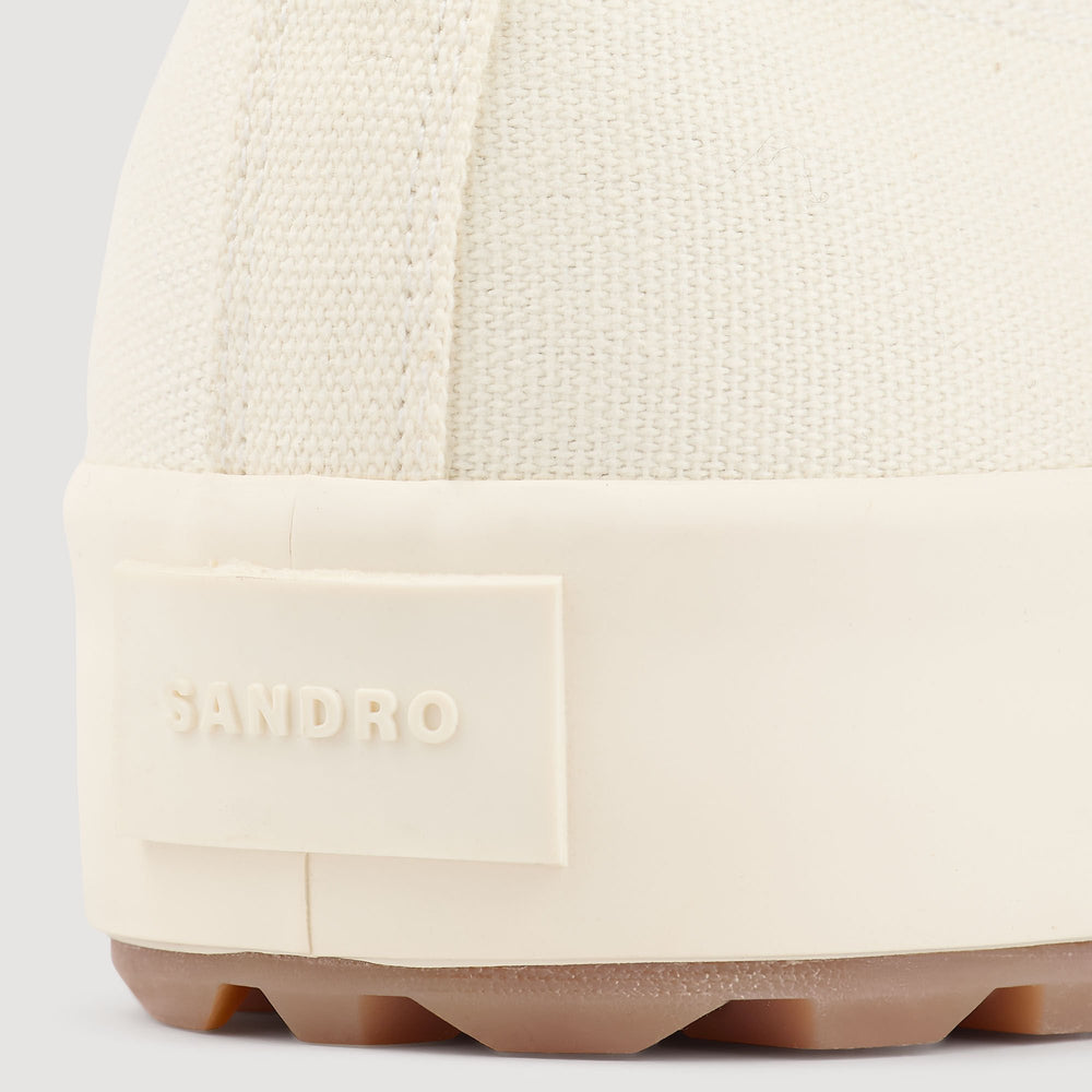 Sandro Men Low-top canvas sneakers