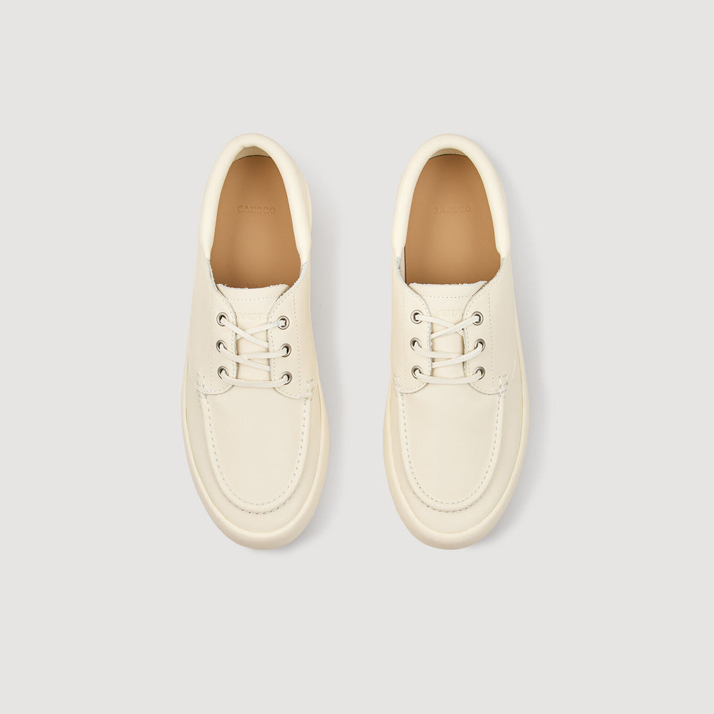 Sandro Men Leather boat shoes