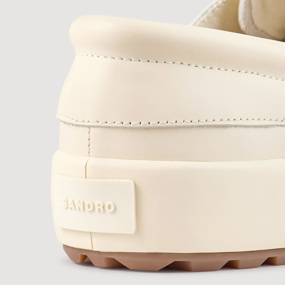 Sandro Men Leather boat shoes