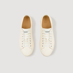 Sandro Men Low-top split leather trainers