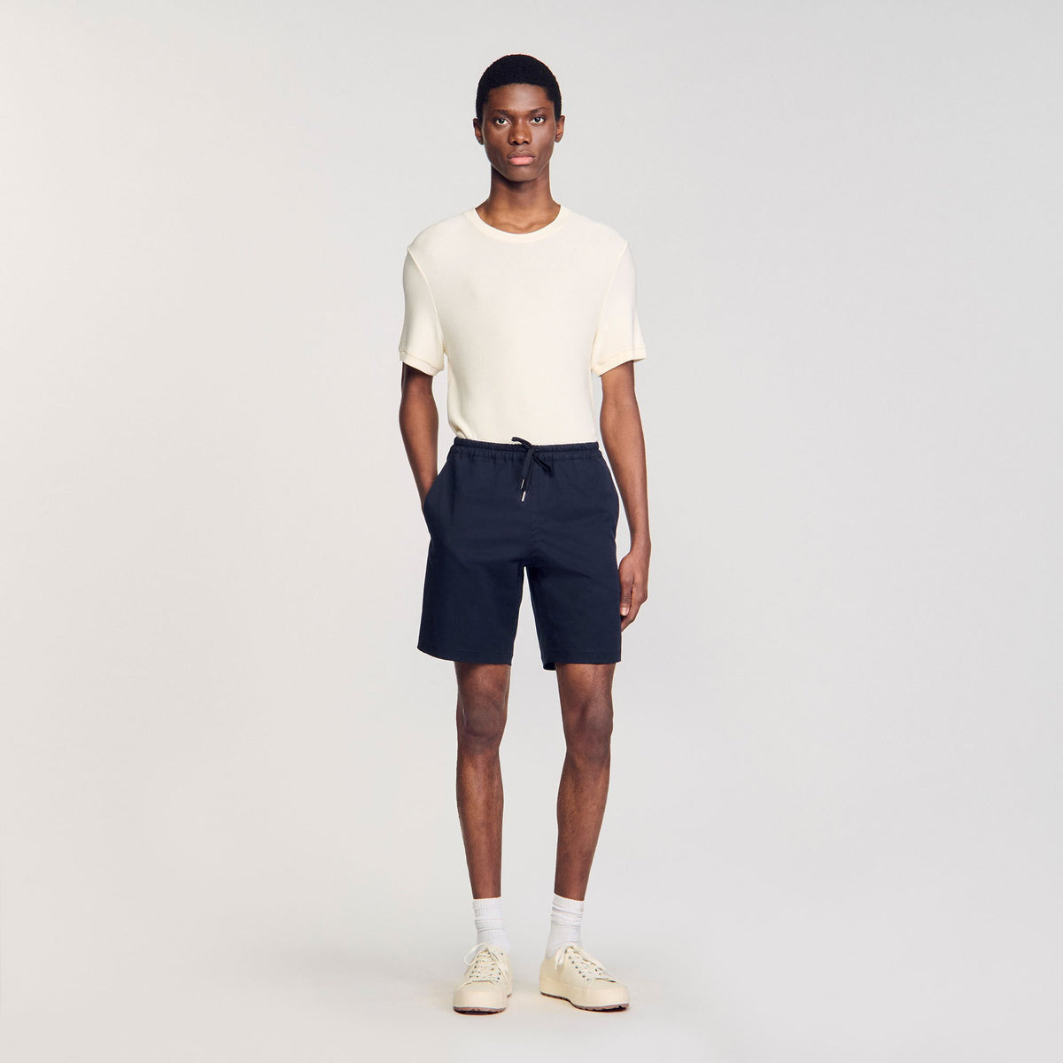 Sandro Men Cotton shorts