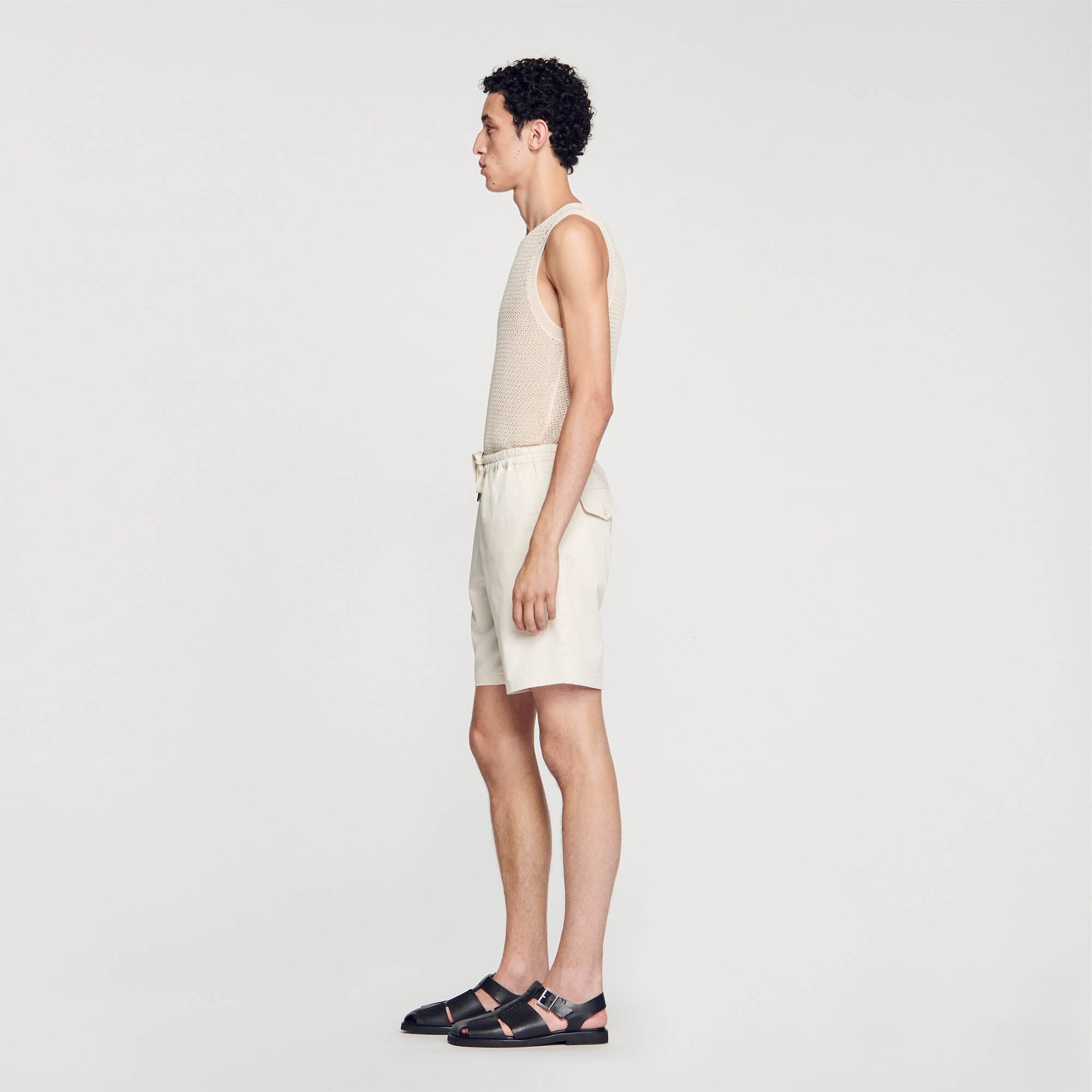 Sandro Men Cotton shorts