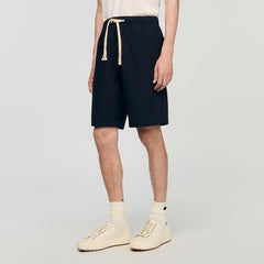 Sandro Men Elasticated waist cotton shorts