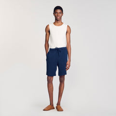 Sandro Men Pleated Bermuda shorts