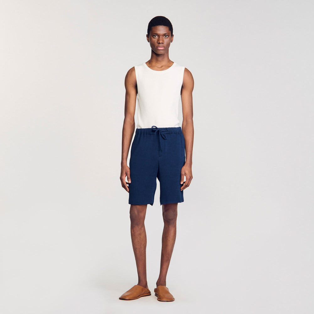 Sandro Men Pleated Bermuda shorts