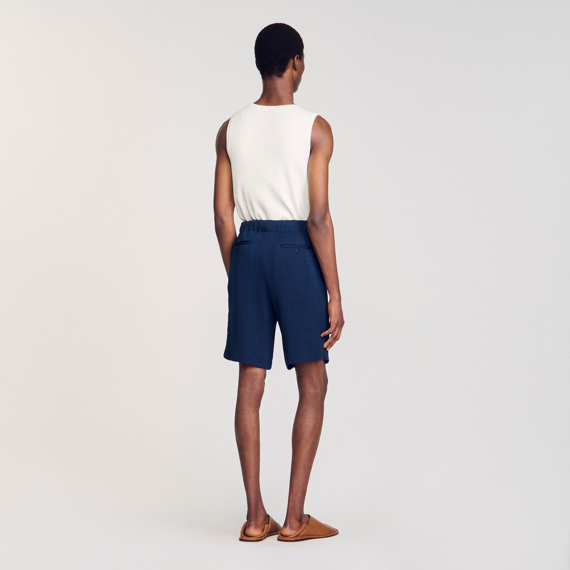 Sandro Men Pleated Bermuda shorts