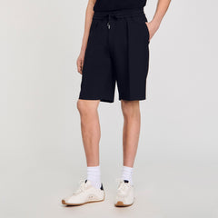 Sandro Men Jersey Bermuda shorts