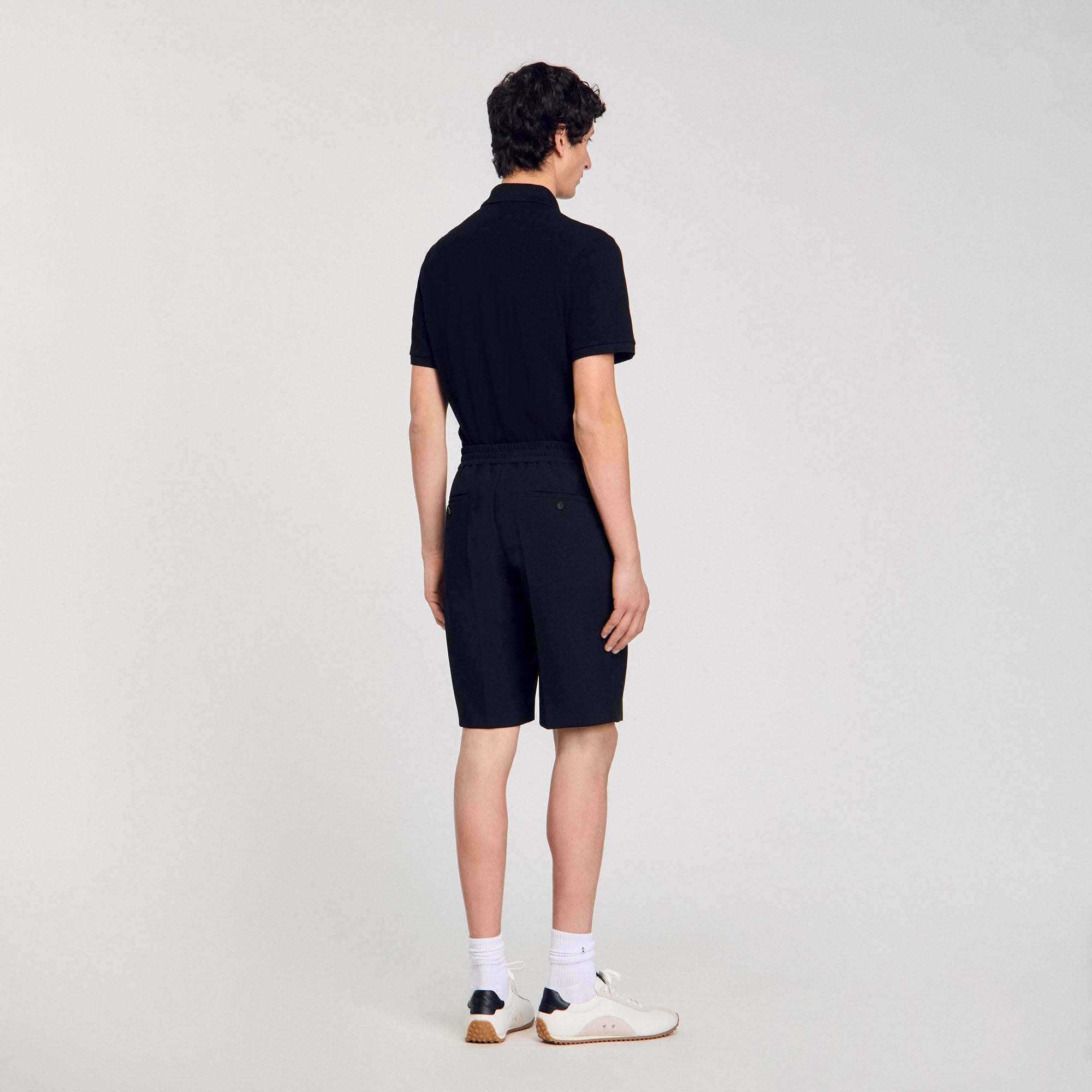 Sandro Men Jersey Bermuda shorts