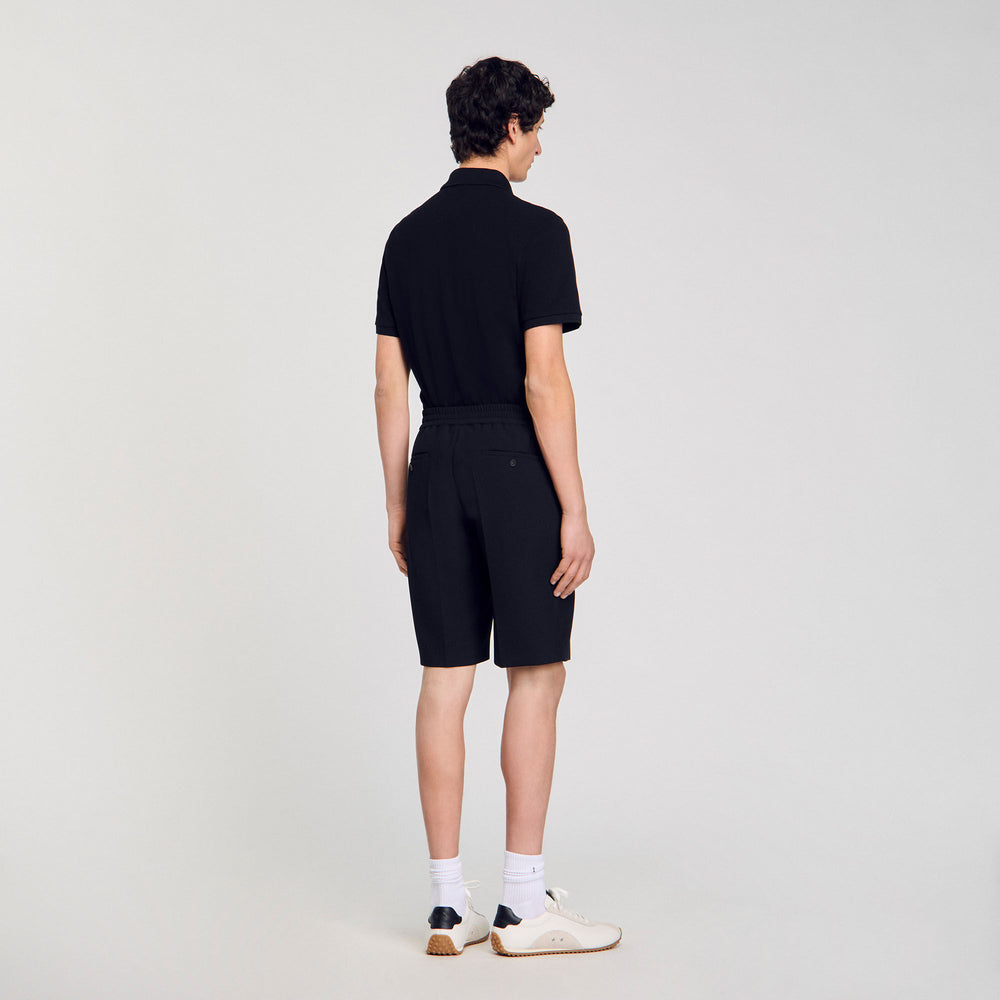 Sandro Men Jersey Bermuda shorts