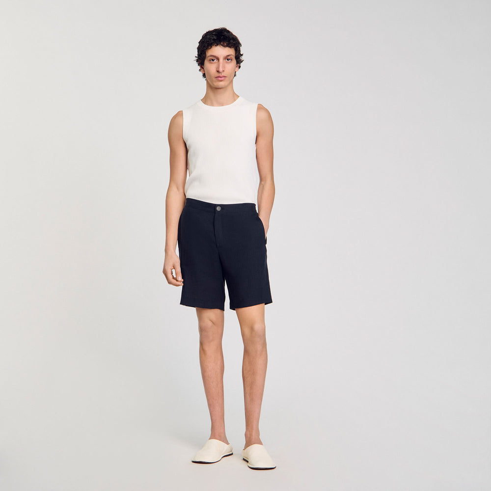 Sandro Men Linen shorts