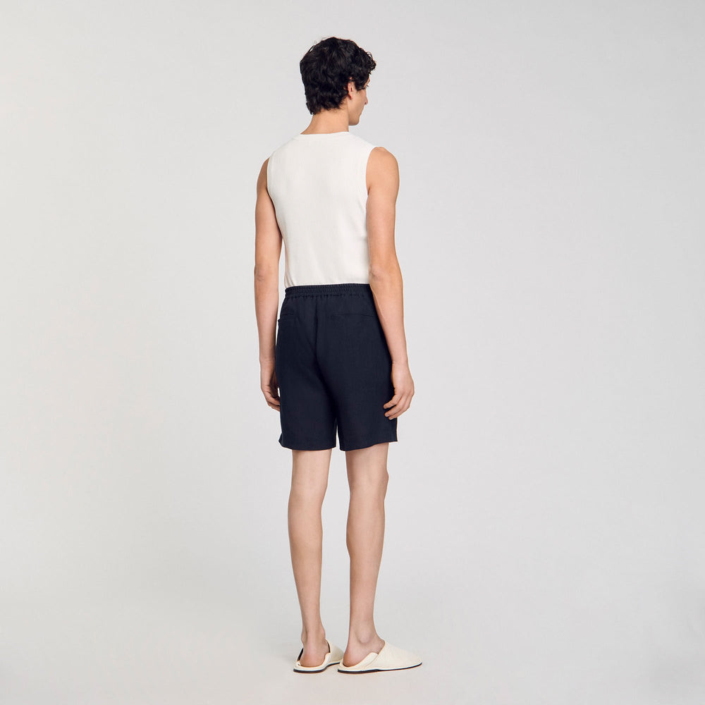 Sandro Men Linen shorts