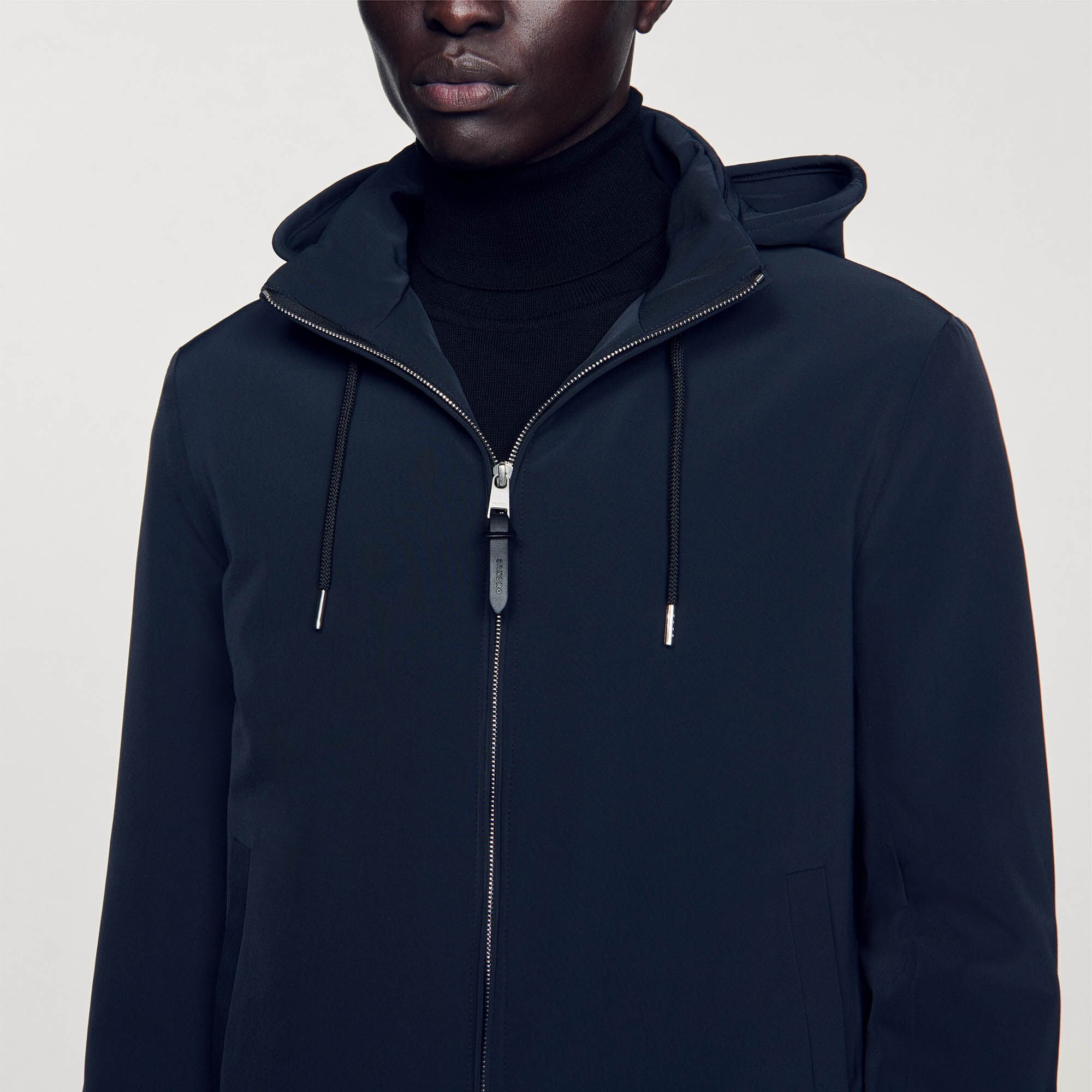 Sandro Men Technical fabric jacket