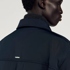 Sandro Men Quilted zip-up jacket