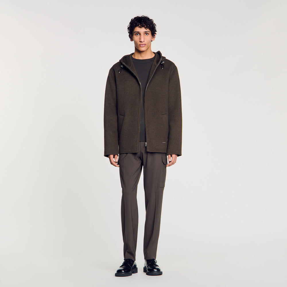 Sandro Men Hooded windbreaker