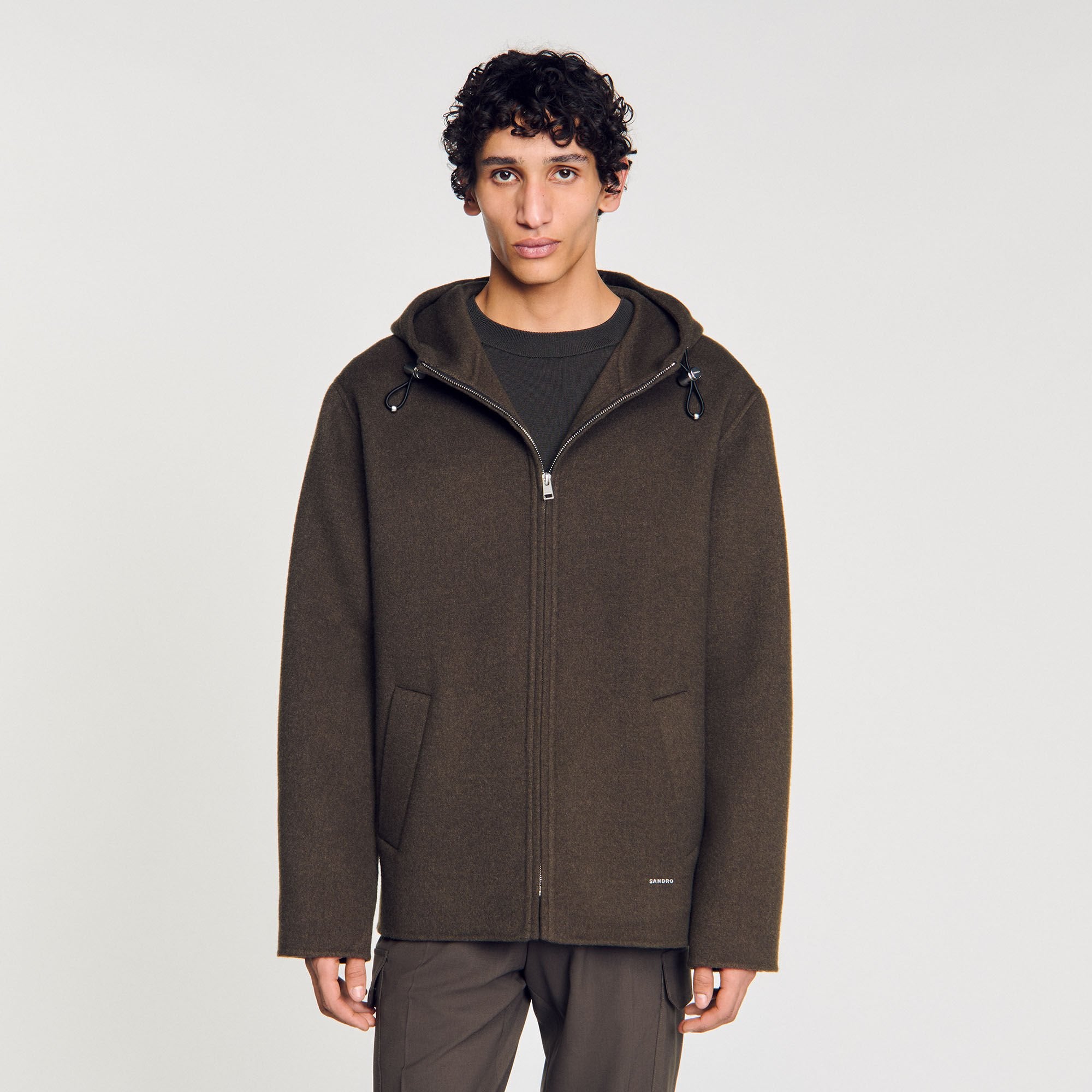 Sandro Men Hooded windbreaker