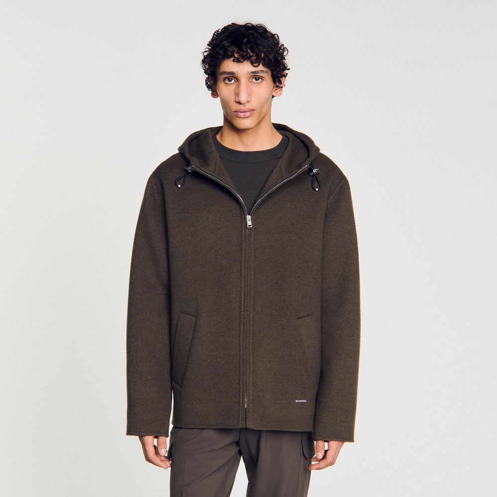 Sandro Men Hooded windbreaker