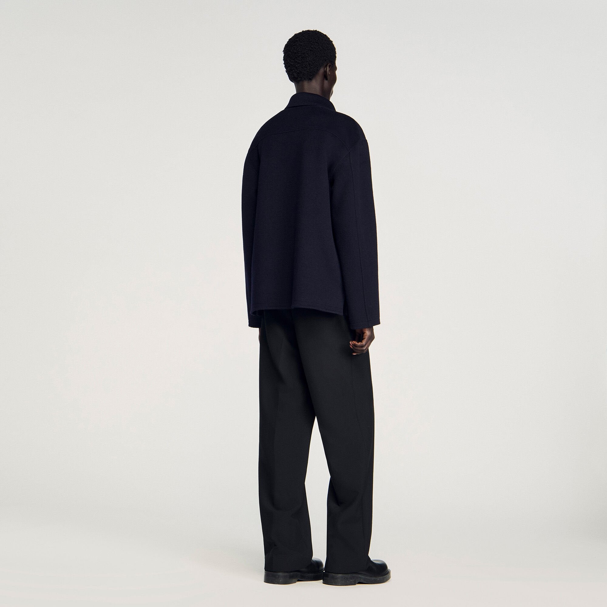 Sandro Men Zipped overshirt