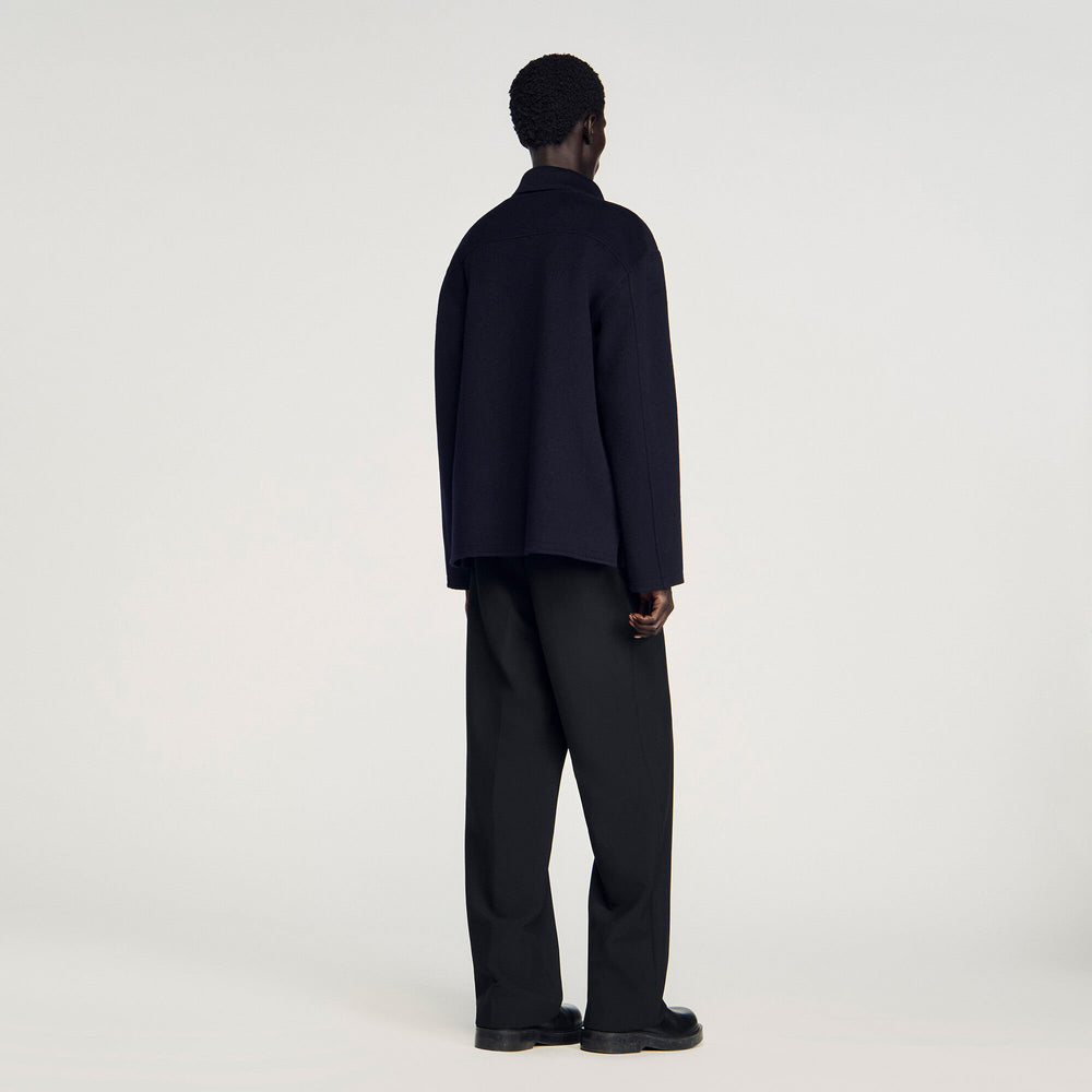 Sandro Men Zipped overshirt