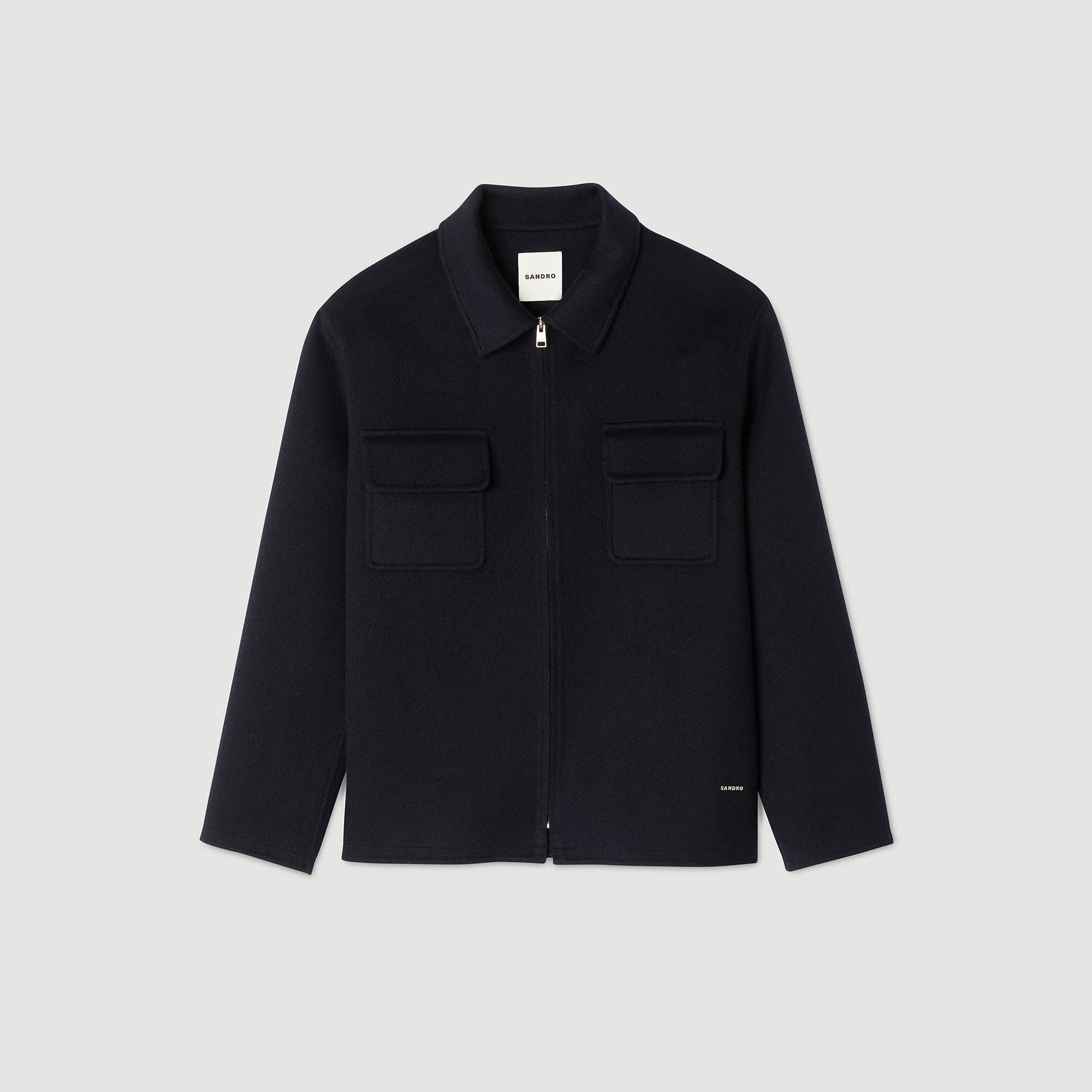 Sandro Men Zipped overshirt