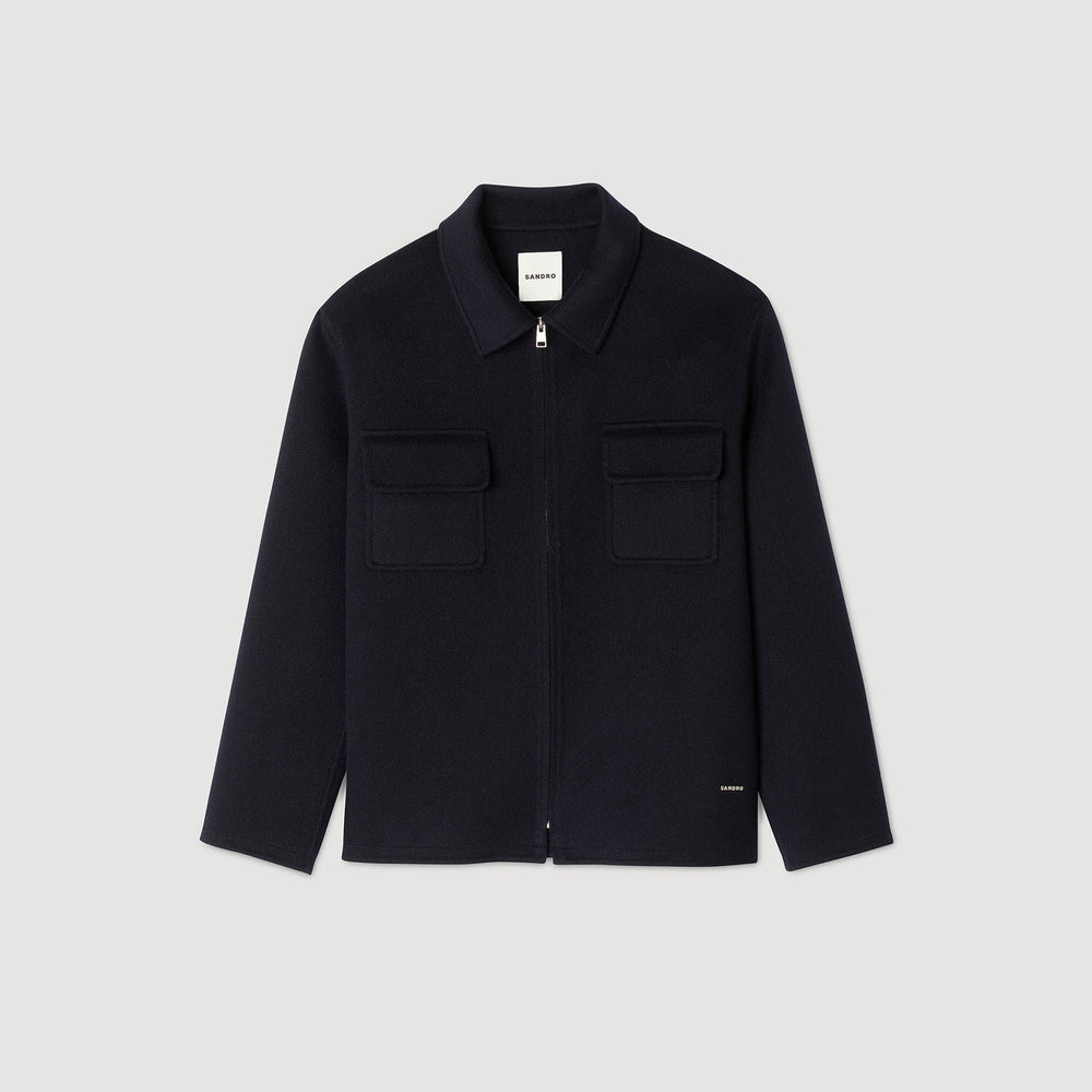 Sandro Men Zipped overshirt