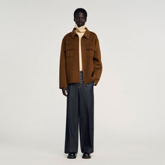 Sandro Men Zipped overshirt