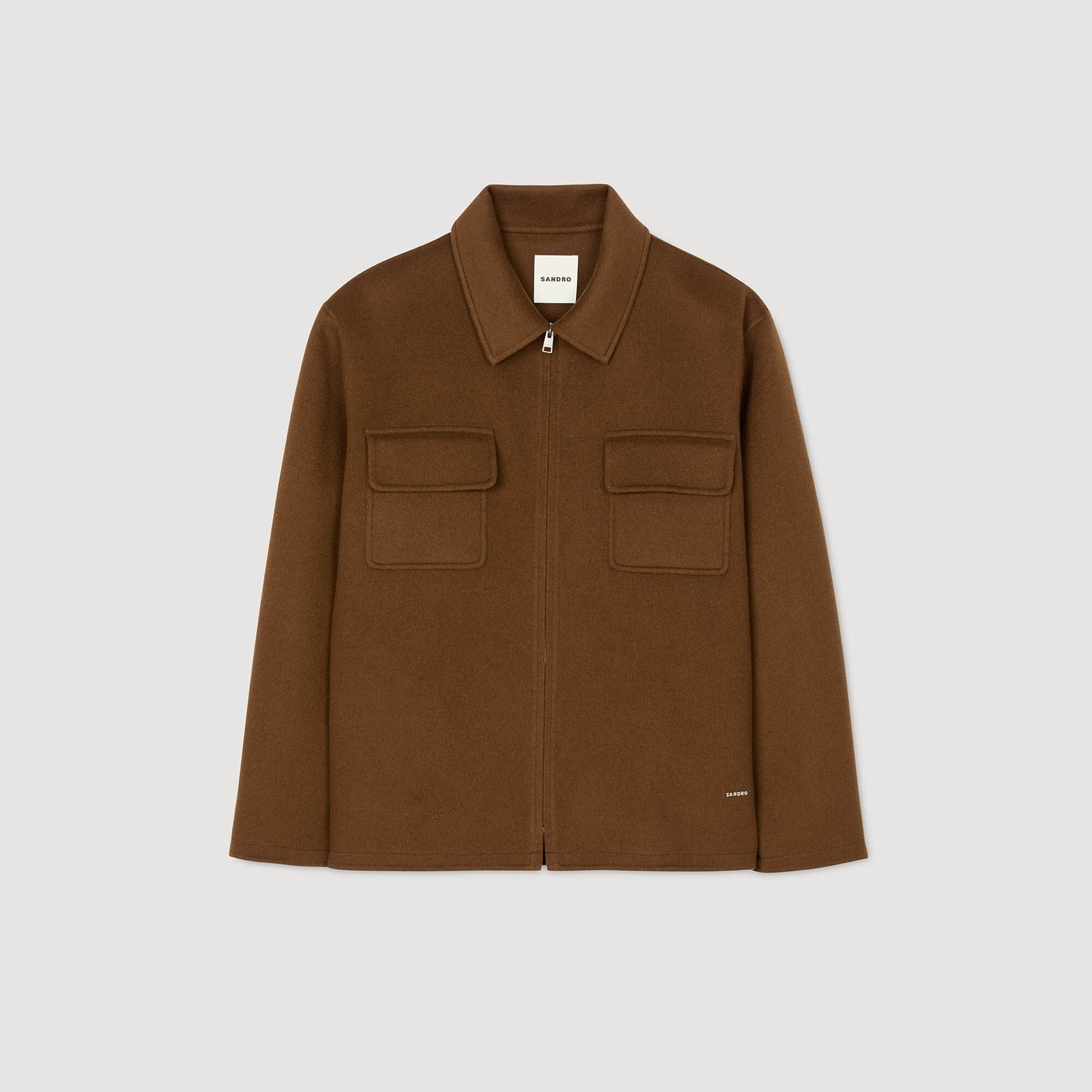 Sandro Men Zipped overshirt