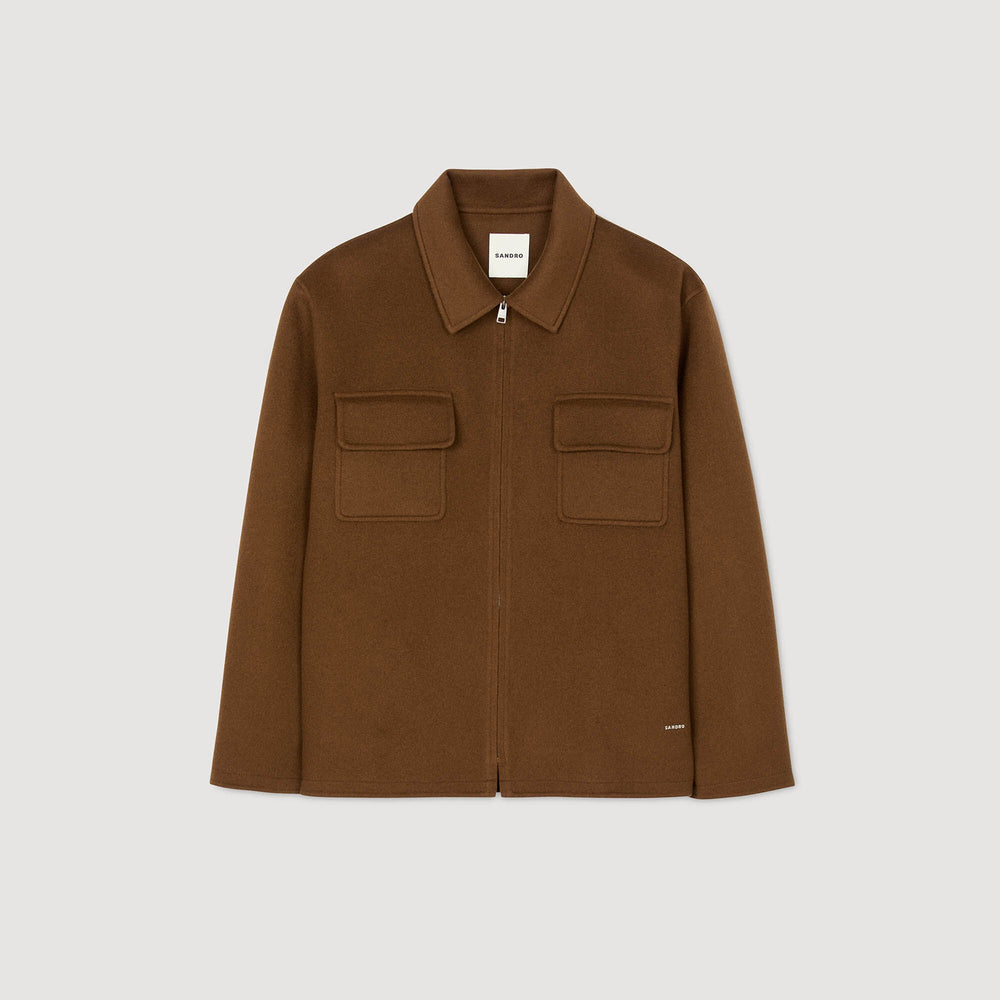 Sandro Men Zipped overshirt