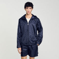 Sandro Men Square Cross nylon jacket