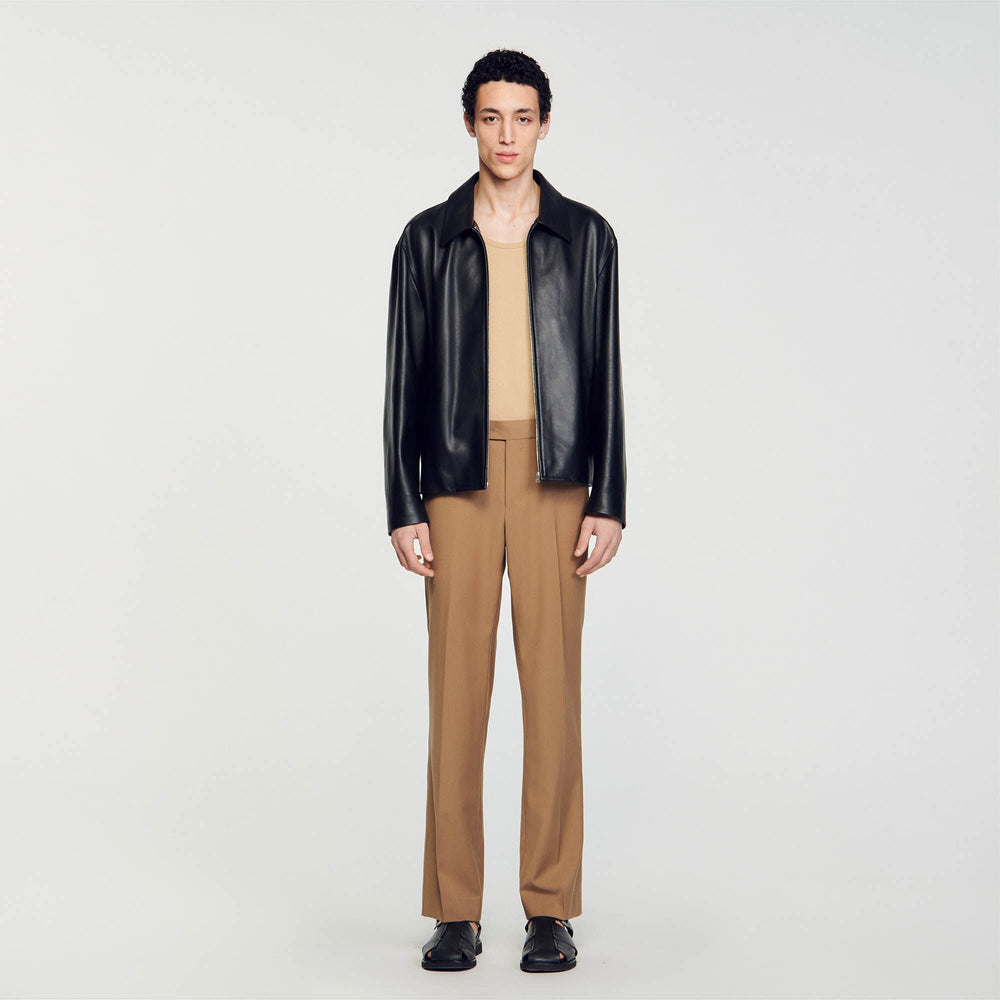 Sandro Men Lambskin jacket