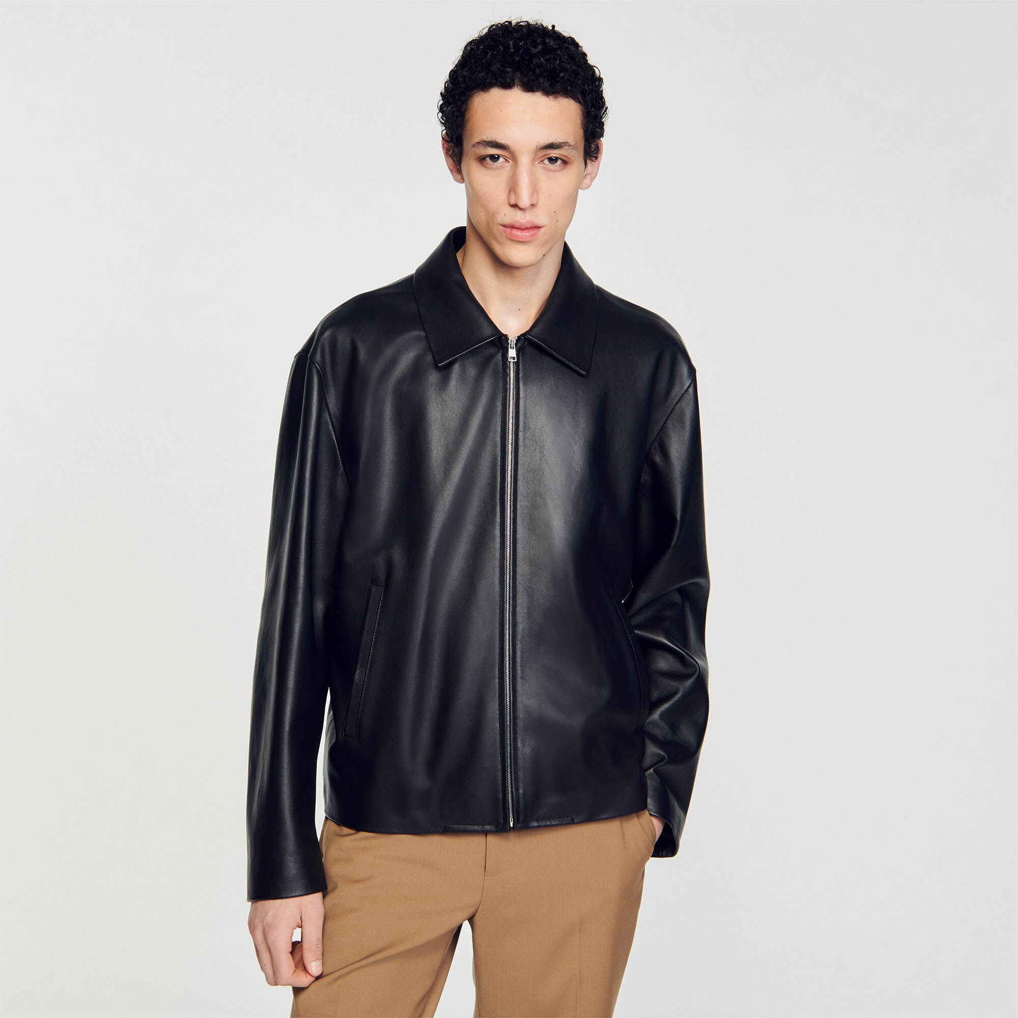Sandro Men Lambskin jacket