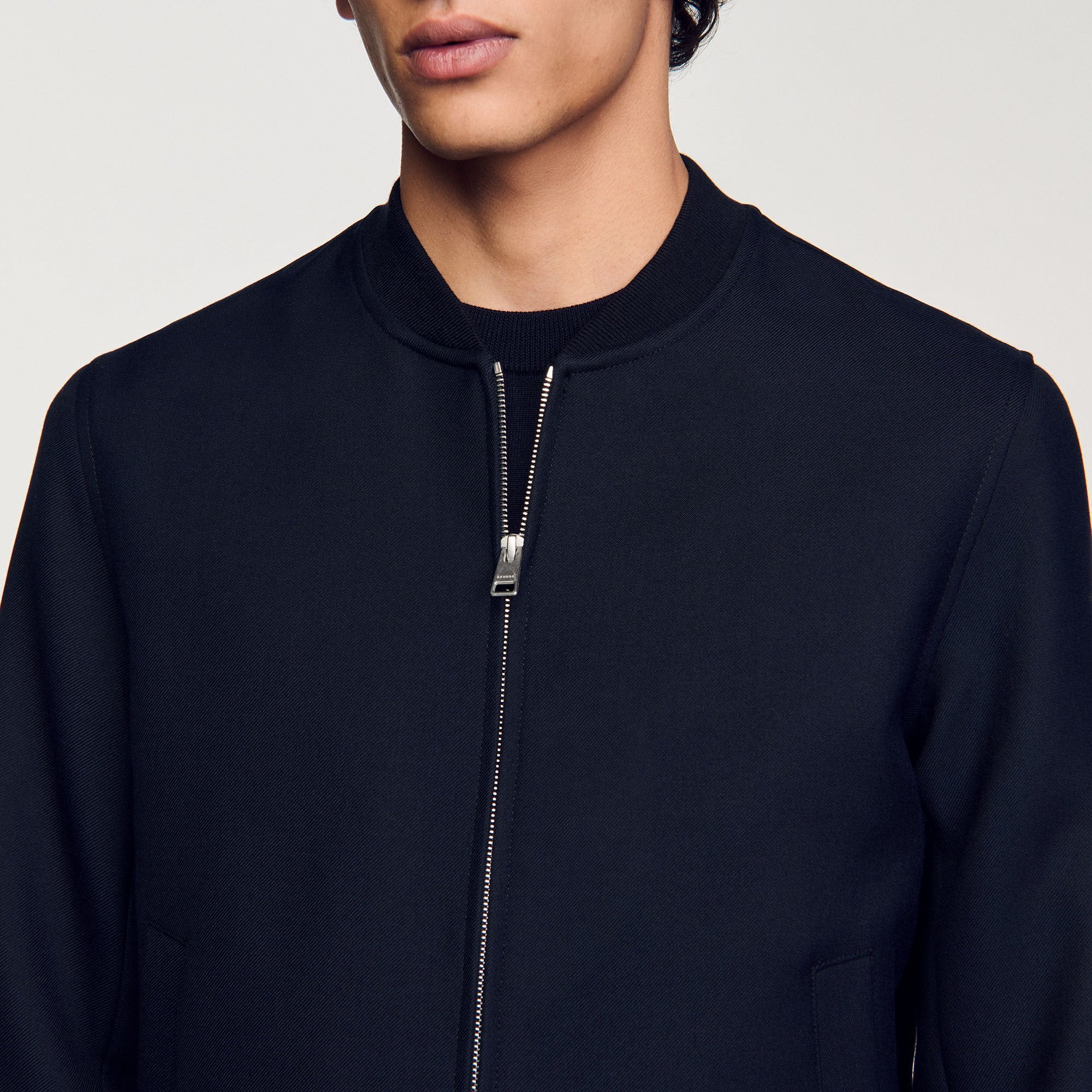 Sandro Men Zip-up varsity jacket