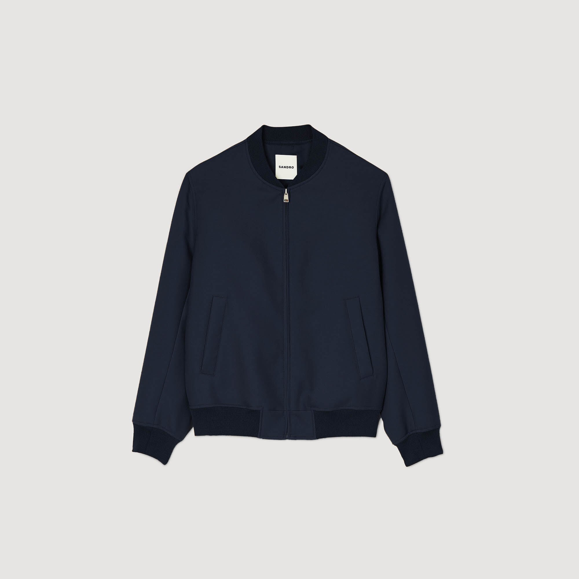 Sandro Men Zip-up varsity jacket