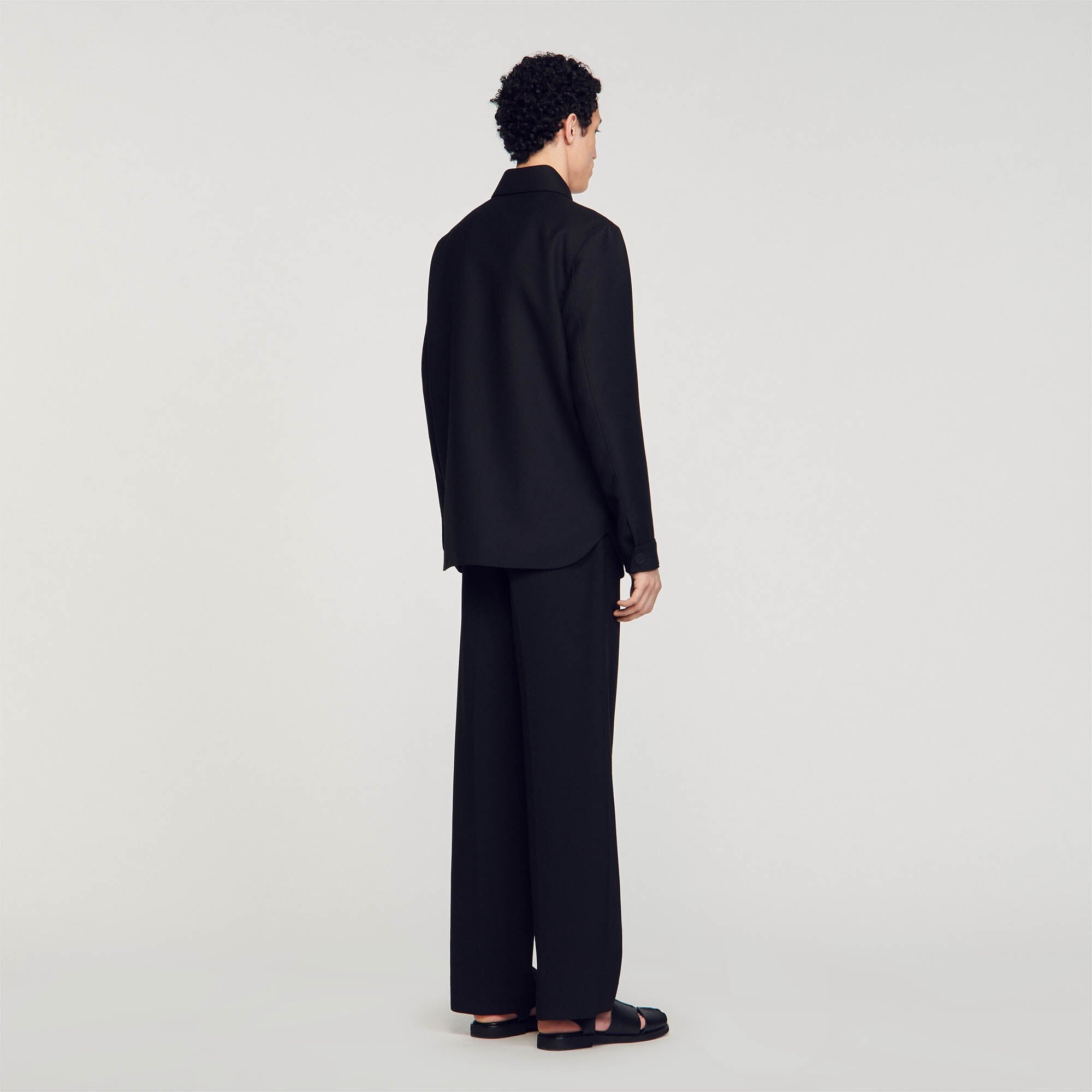 Sandro Men Buttoned oversized shirt